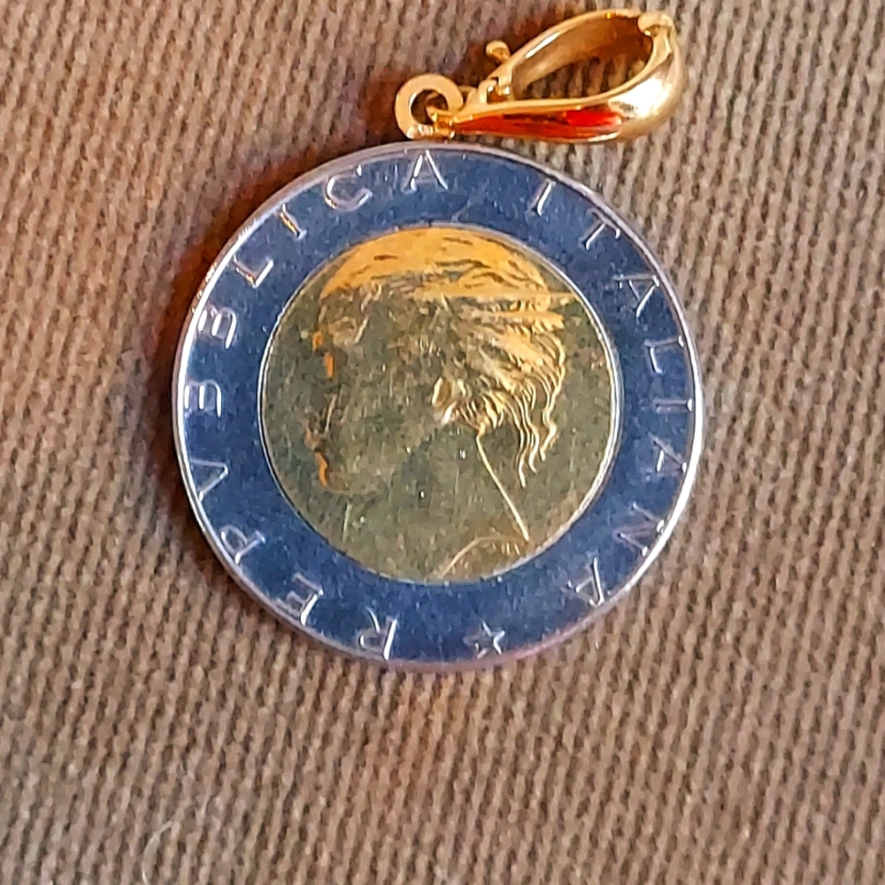Coin pendant L500 made in Italy